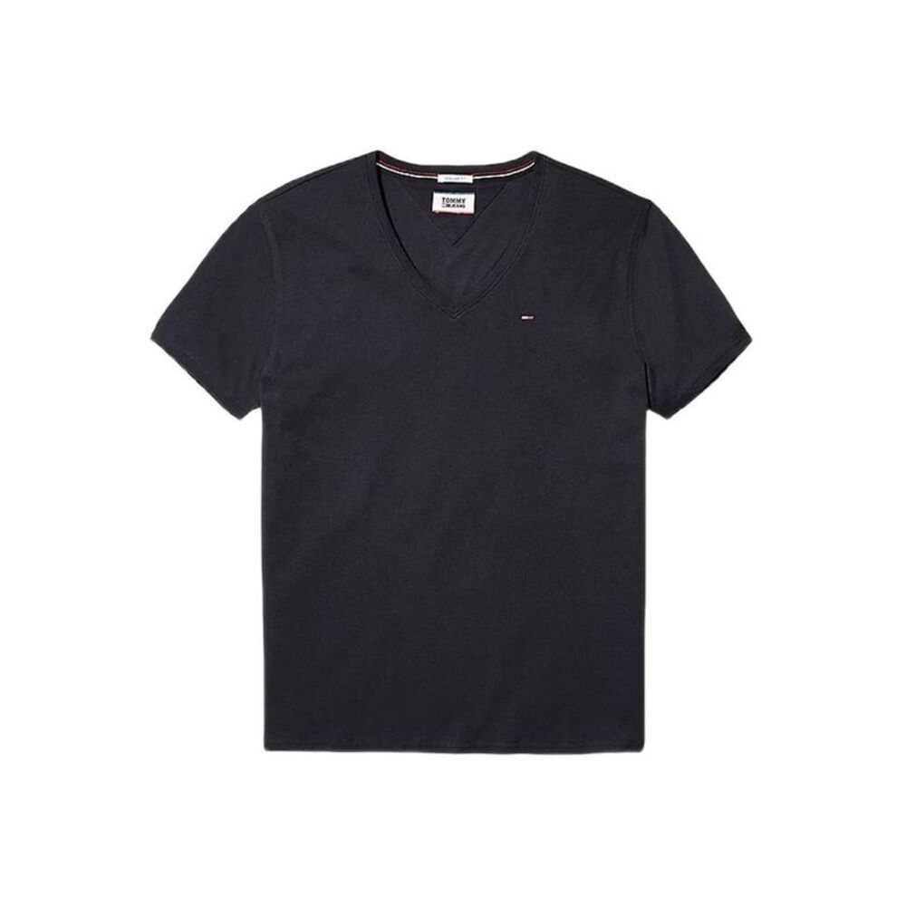 Tommy Hilfiger Jeans Black Cotton Men's T-Shirt